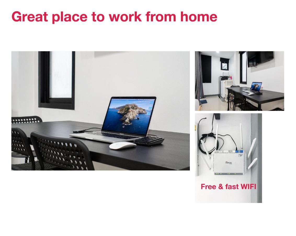Ferienwohnung P4 Silom Large 2beds full kitchen WIFI 4-6pax Bangkok Exterior foto